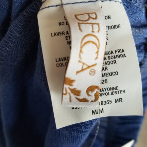 BECCA Navy Blue Strapless Jumpsuit - Picture 13 of 14